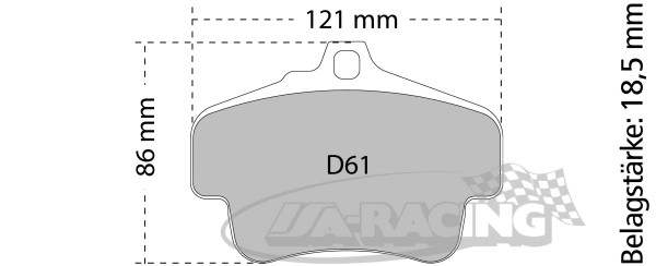 Pagid Bremsbelag RS 44